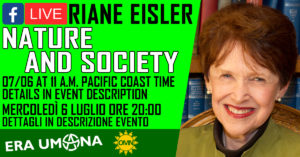 Riane Eisler on Nature and Society flier